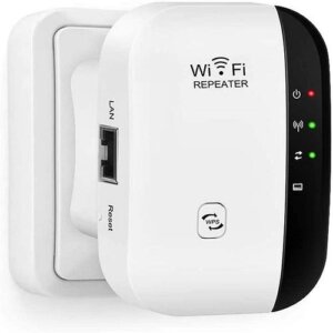 Répéteur WiFi 2.4G 300Mbps avec Port LAN - Éliminez les Zones Mortes