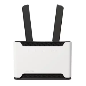 Profitez d’un Internet rapide avec le MikroTik Chateau 5G : support LTE/5G, Wi-Fi bi-bande, 5 ports Gigabit et personnalisation via TR-069. Idéal pour la maison ou les opérateurs.