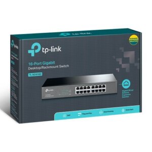 Switch Gigabit TP-Link TL-SG1016D - 16 Ports 10/100/1000 Mbps