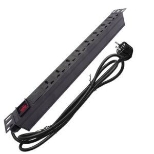 PDU Rack 6 Sorties Mesuré - Surveillance Électrique 1U - Haute Précision